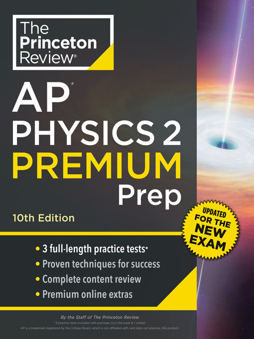 Title details for Princeton Review AP Physics 2 Premium Prep by The Princeton Review - Available